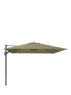 Pacific Premium Glow Challenger T2 Square LED Light Parasol with Cover, 3m - view 2, Lush Green