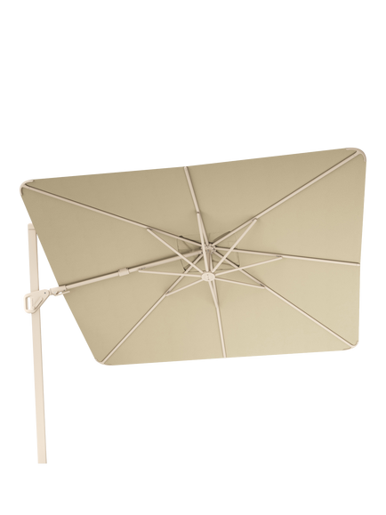 Pacific Premium Nexus T2 Free-Arm Tilt Parasol & Base with Cover, 3m, Champagne