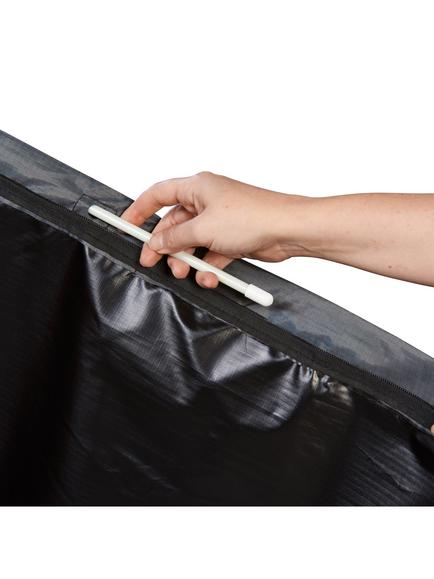 Pacific Platinum Aerocover for Free-Arm Parasol, 250 x 85cm - view 2, Grey