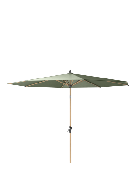 Pacific Riva Centre Pole Round Parasol & Base with Cover, 3m, Olive Green