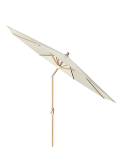 Pacific Riva Centre Pole Round Parasol & Base with Cover, 3m - view 2, Champagne