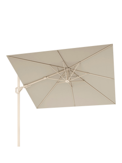 Pacific Voyager T2 Cantilever Tilt Square Parasol & Base with Cover, 2.7m - view 2, Champagne