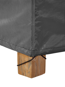 Pacific Rectangular Large Garden Furniture Set Platinum Aerocover, 305 x 190 x 85cm - view 2, 