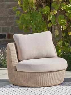 Pacific Kampala Wicker Garden Lounge Chair, Natural - view 2, Natural