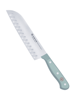 WÜSTHOF Gourmet Santoku Knife, 17cm, Quiet Blue, Quiet Blue