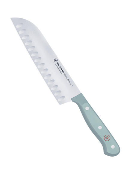 WÜSTHOF Gourmet Santoku Knife, 17cm, Quiet Blue, Quiet Blue