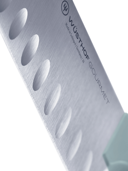 WÜSTHOF Gourmet Santoku Knife, 17cm, Quiet Blue - view 2, Quiet Blue