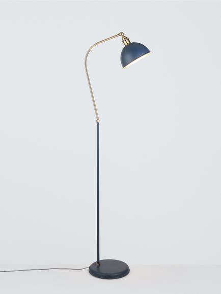 John Lewis Baldwin Floor Lamp, Matt Loch Blue