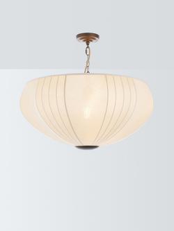 John Lewis Maple Pendant Ceiling Light, Ivory, Ivory