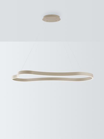 John Lewis Scandi Cloud Pendant Ceiling Light, Taupe, Taupe