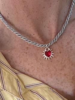 frkl. Spike Heart Necklace, Silver - view 2, Silver