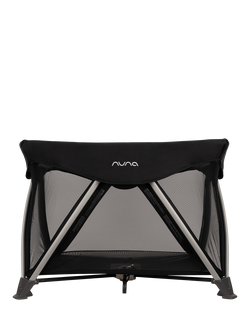 Nuna SENA Aire Travel Cot, Black, Black