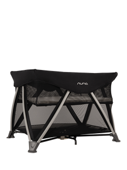 Nuna SENA Aire Travel Cot, Black - view 2, Black