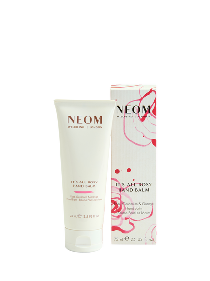 NEOM Wellbeing London Its All Rosy Hand Balm, 75ml, Clear