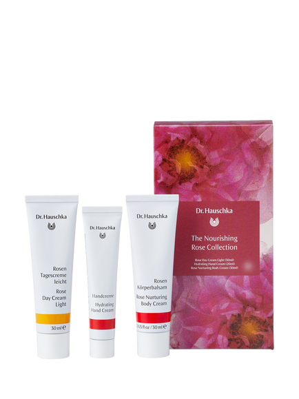 Dr Hauschka The Nourishing Rose Collection Bodycare Gift Set, Clear