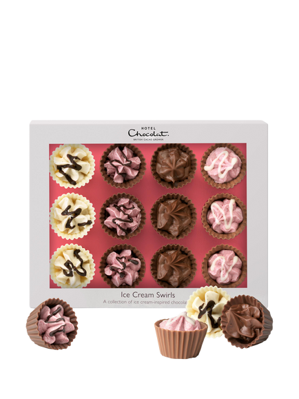 Hotel Chocolat Ice Cream Swirls, 130g, Multi