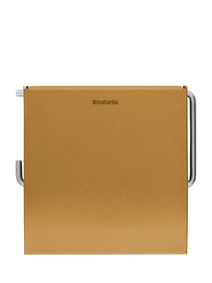 Brabantia ReNew Toilet Roll Holder, Warm Gold, Warm Gold