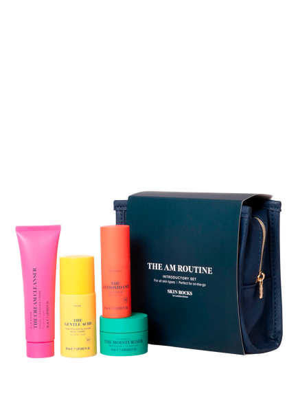 Skin Rocks The AM Routine Mini Skincare Gift Set, Clear