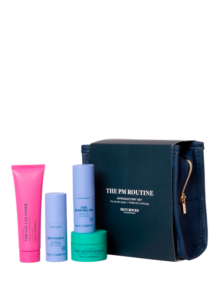 Skin Rocks The PM Routine Mini Skincare Gift Set, Clear