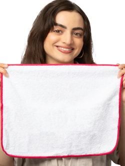 Skin Rocks The Flannel Trio, x 3 - view 2, White, Pink Trim