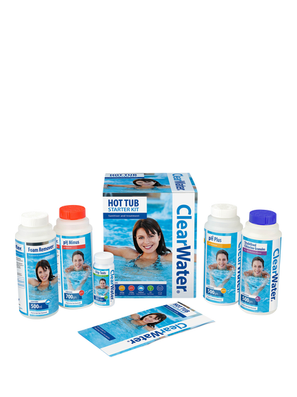 Clearwater Hot Tub Chemical Starter Kit, Blue