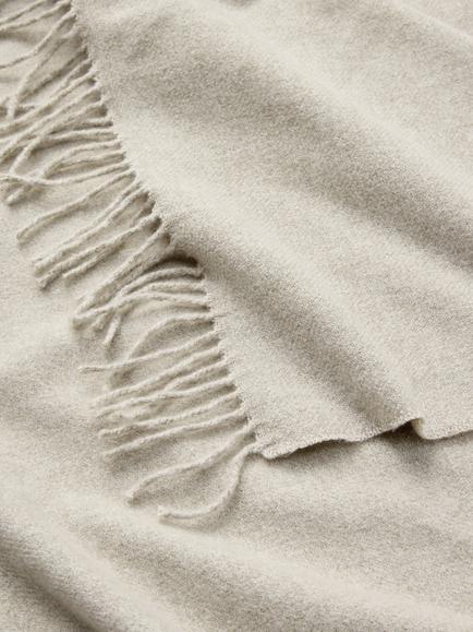 John Lewis Arc Throw, Natural - view 2, Almond