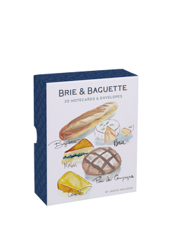 Chronicle Books Brie & Baguettes Note Cards, Set of 20, Multi, Multi