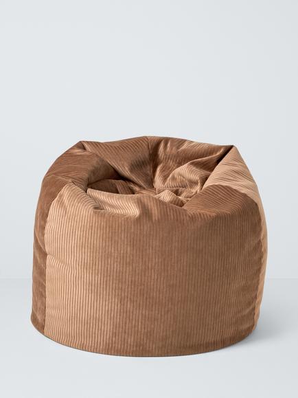 John Lewis Jumbo Corduroy Beanbag, Orange