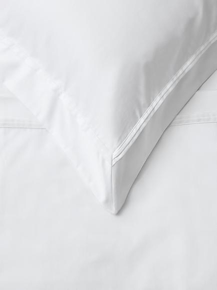 John Lewis Hotel Cotton Sateen 500 Thread Count Bedding, White - view 2, White