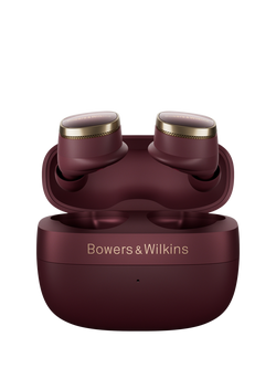 Bowers & Wilkins Pi8 Wireless In-Ear Headphones with Mic/Remote, Dark Burgandy - view 2, Dark Burgandy