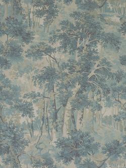 Colefax and Fowler Arden Wallpaper, Old Blue