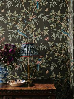 Colefax and Fowler Ashdown Wallpaper - view 2, Black