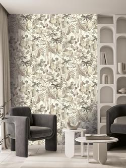 Galerie Abstract Leaves Wallpaper Mural, DW2013, Blue - view 2, Dw2010