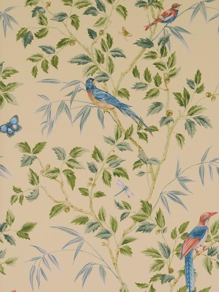 Colefax and Fowler Ashdown Wallpaper, Yellow