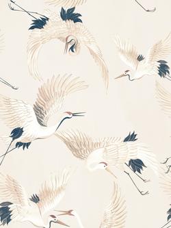 Galerie Crane Birds Wallpaper Mural, Dw2018
