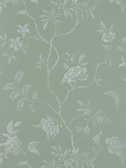 Colefax and Fowler Delancey Wallpaper, Aqua