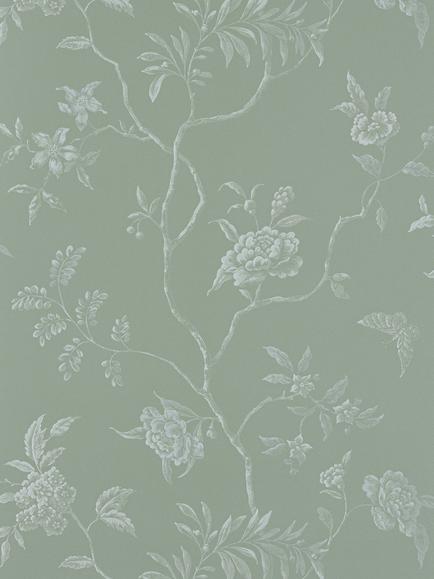 Colefax and Fowler Delancey Wallpaper, Aqua