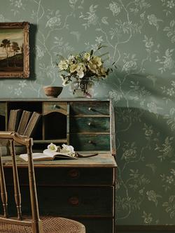 Colefax and Fowler Delancey Wallpaper - view 2, Aqua