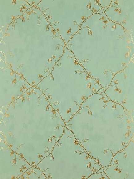 Colefax and Fowler Roussillon Wallpaper, Aqua