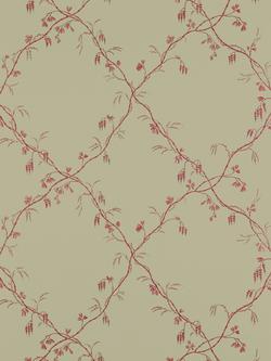 Colefax and Fowler Roussillon Wallpaper, Red