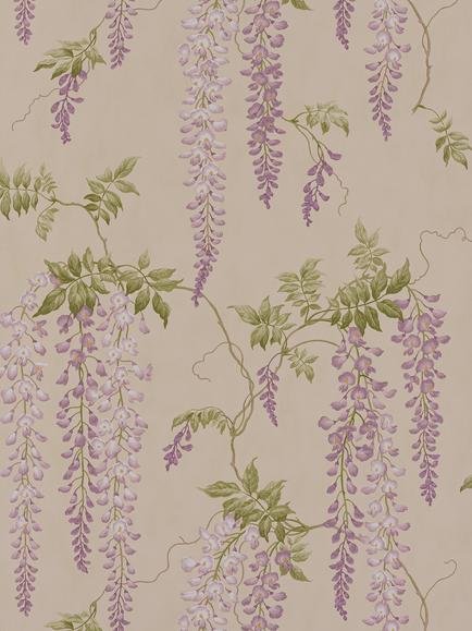 Colefax and Fowler Seraphina Wallpaper, Amethyst