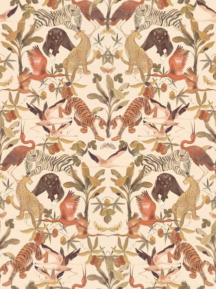 Galerie Magic Animals Wallpaper Mural, Dw2000