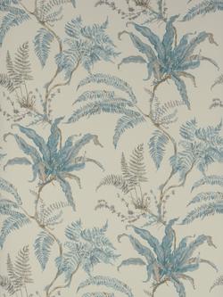Colefax and Fowler Woodfern Wallpaper, Aqua