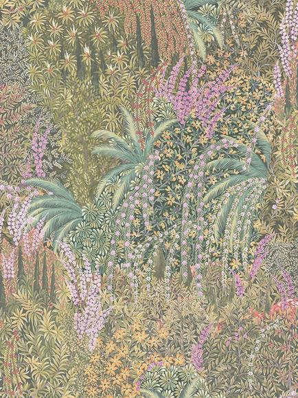 Cole & Son Cascade Wallpaper, Soft Olive & Sage
