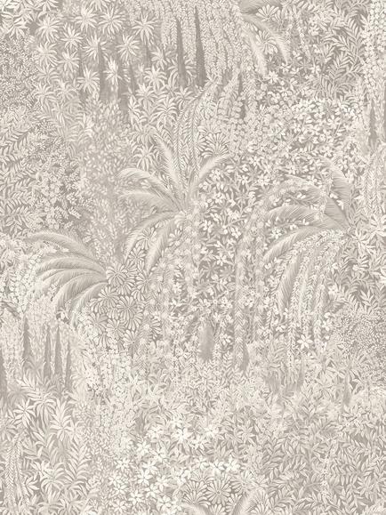 Cole & Son Cascade Wallpaper, Platinum Pearl, Platinum Pearl