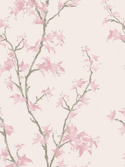 Cole & Son Chinese Branch Wallpaper, Blossom Pink