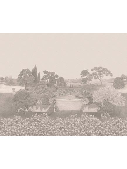 Cole & Son Idyll Wallpaper, Platinum Matte, Platinum Matte