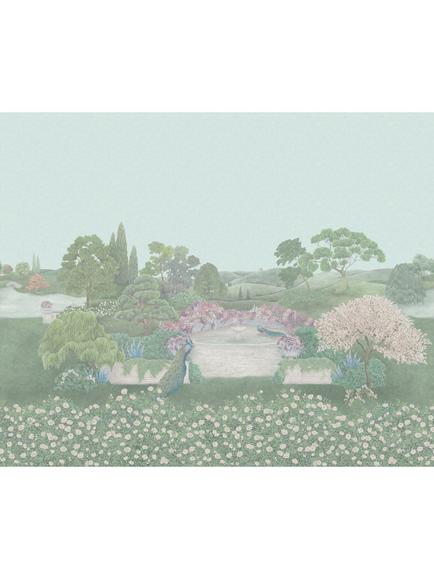 Cole & Son Idyll Wallpaper, Eau De Nil, Eau De Nil