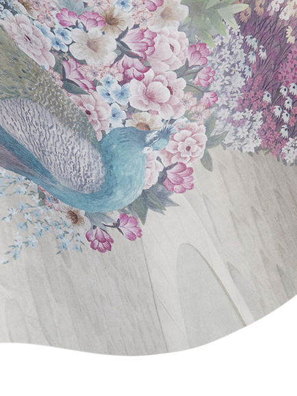 Cole & Son Idyll Wallpaper, Eau De Nil - view 2, Eau De Nil