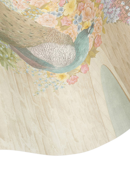 Cole & Son Idyll Wallpaper, Honey Citrine - view 2, Honey Citrine